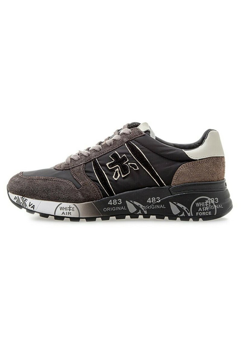 PREMIATA Lander 7079 Herren-Sneaker In Schwarz - Leder & Textil
