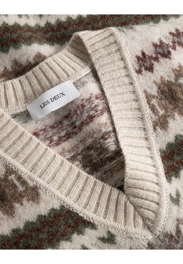 HORDUR FAIR ISLE - Jumper - sand3