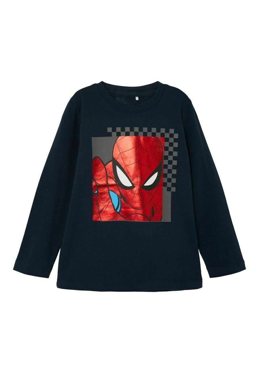 Name it SPIDERMAN - Maglietta a manica lunga - titan/blu scuro - Zalando.it