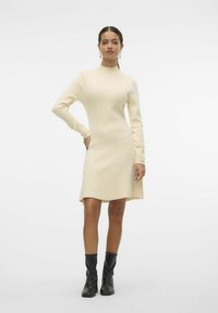 Vero Moda VMGOLD HIGHNECK SKATER  - Kampsunkleit - birch
