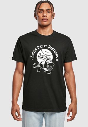 Merchcode PARK FIELDS-SOUTH PHILLY PANTHERS - T-shirts med print - black