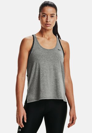 KNOCKOUT BACK - Top - jet gray light heather