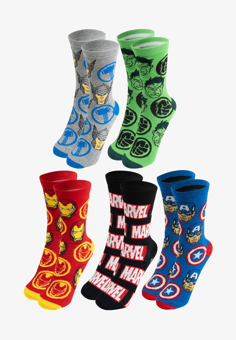 Marvel 5ER PACK - Calze - mehrfarbig