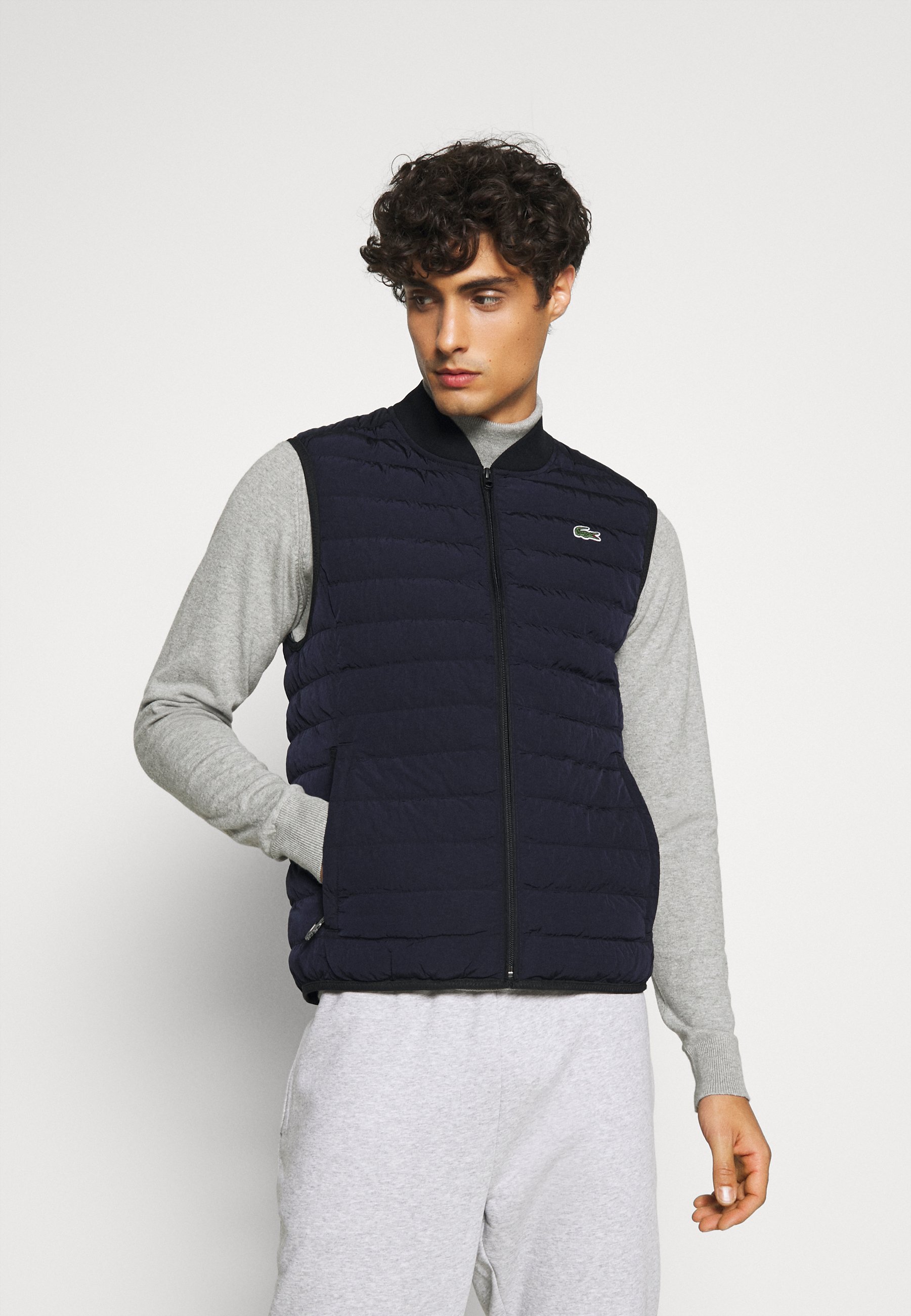 gilet homme lacoste pas cher