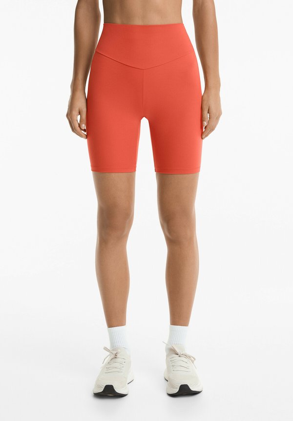 COMFORTLUX HIGH RISE 20cm BIKER - Kurze Sporthose - orange