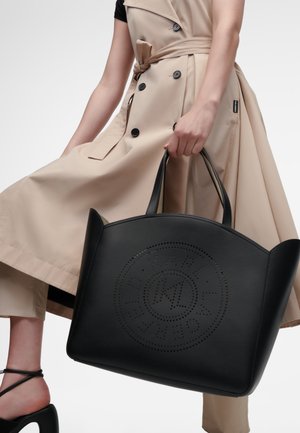 CIRCLE LARGE - Bolso shopping - black