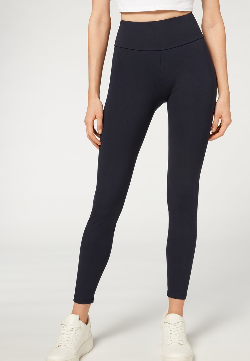 Calzedonia SHAPING - Legging (type pantalon) - deep blue