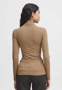 b.young PAMILA ROLL NECK - Camiseta de manga larga - tiger's eye melange