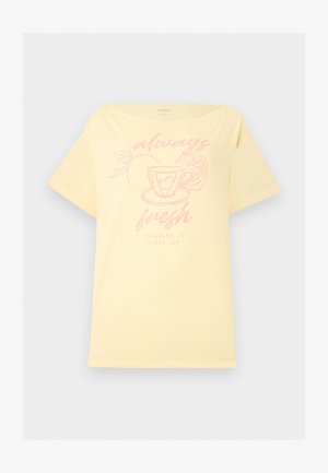 Hollister Co., CORE TEE - T-shirts print - yellow