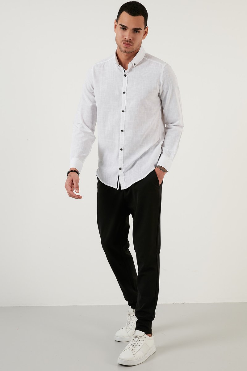 Buratti BUTTON DOWN  - Ing - white
