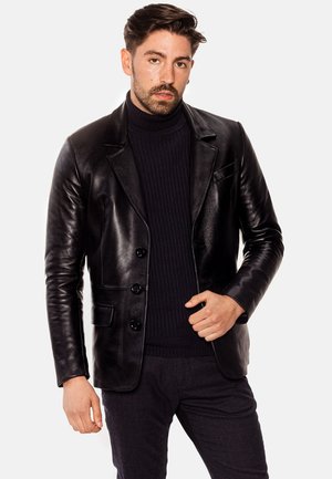 HYPE BLAZER - Leren jas - black