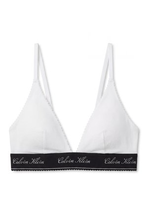 Calvin Klein Underwear, LIGHTLY LINED NEW SIGNATURE LOGO - Τριγωνικό σουτιέν - white