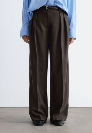 & OTHER STORIES, Pantalon classique - mottled dark brown