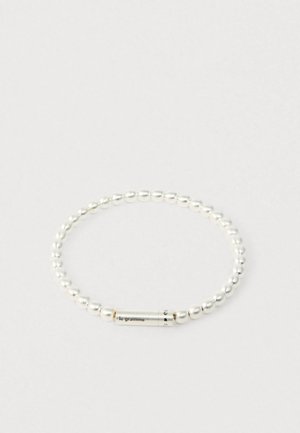 BRUSHED BEADS BRACELET - Rokassprādze - silver-coloured