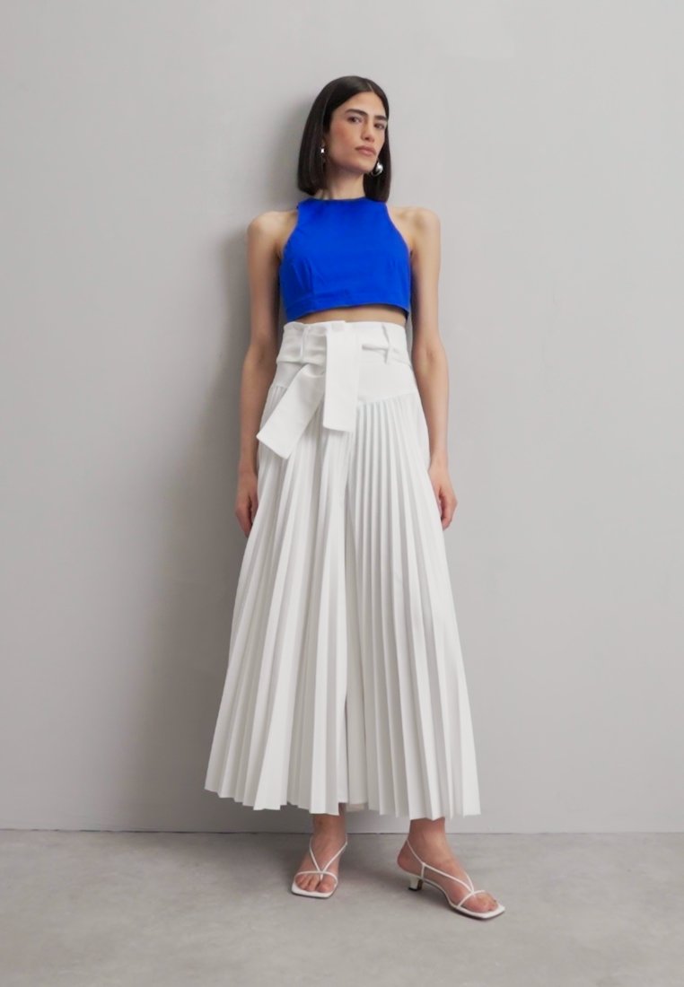Sara Battaglia CROP - Débardeur - blue