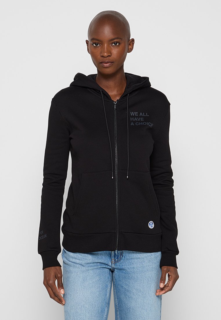 North Sails Sweater met rits zwart North Sails Sweater met rits zwart