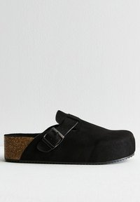 New Look SUEDE EFFECT DOUBLE SOLE - Mules - black