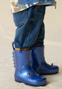 Next PANDA HANDLE - Bottes en caoutchouc - metallic blue dino