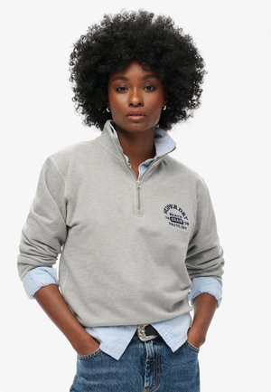 ATHLETIC ESSENTIALS HALF ZIP - Sweatshirt - grey marl
