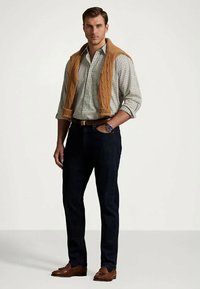 Polo Ralph Lauren Big & Tall PLAID TWILL SHIRT - Πουκάμισο - nevis brown