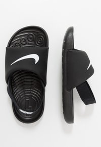 Nike Performance - KAWA SLIDE BT UNISEX - Vaikščiojimo sandalai - black/white Miniatiūros vaizdas 1