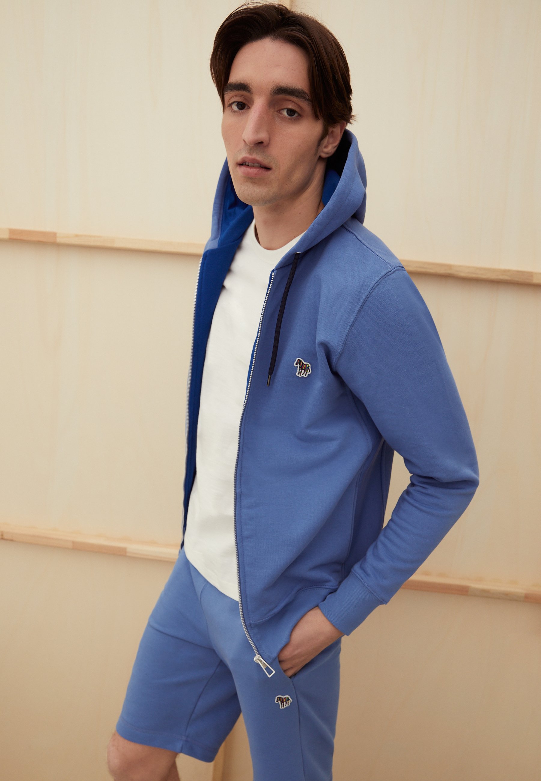 PS Paul Smith REF FIT HOODY UNISEX - Zip-up sweatshirt - blue - Zalando.ie