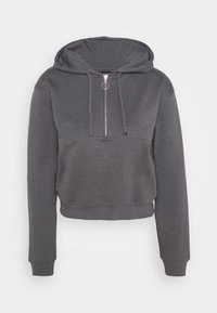 Even&Odd Jersey con capucha - mottled grey