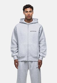 Sweater met rits - grey