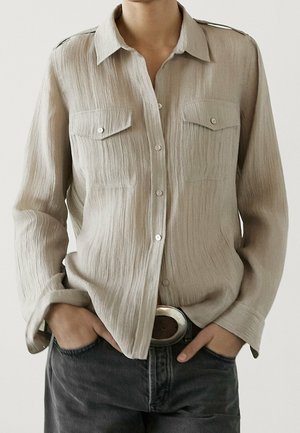 Massimo Dutti, Chemisier - beige