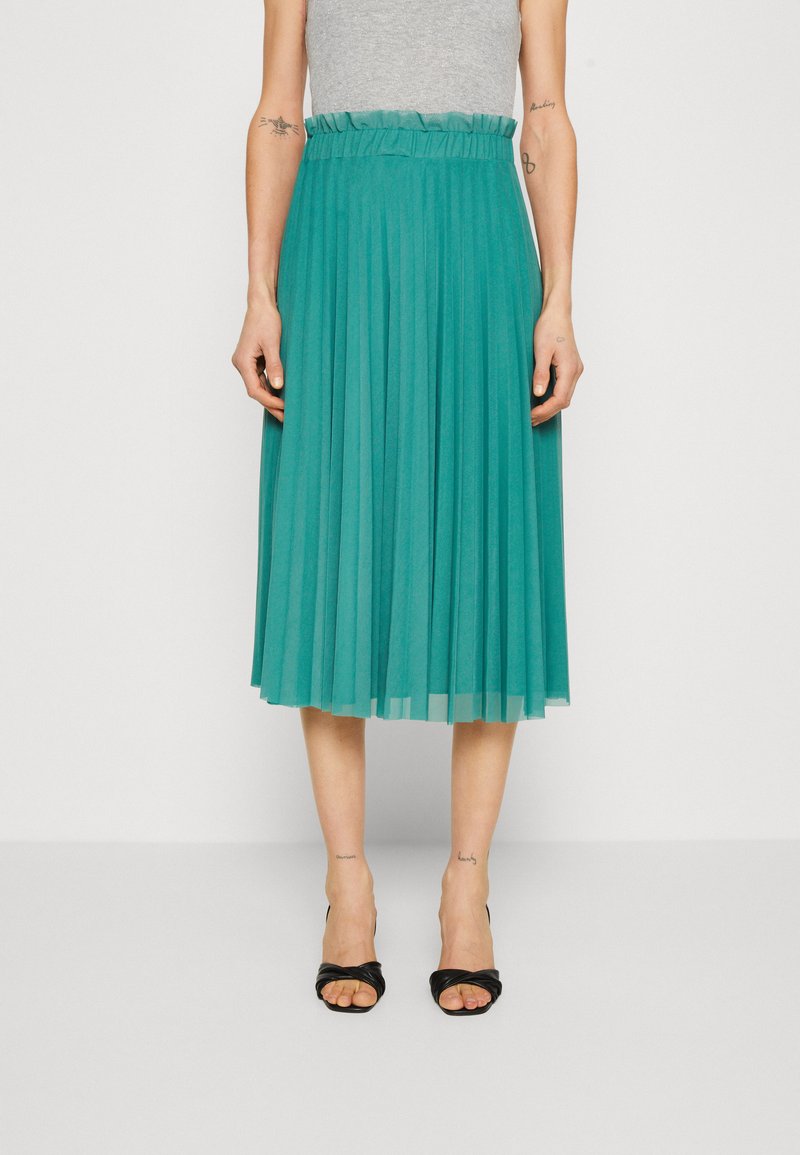 Re.draft PLISSEE SKIRT Pleated skirt dark pistacchio/green Zalando.de