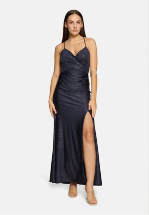 IM GLITZER-LOOK - Cocktailkleid/festliches Kleid - dark blue