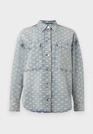 Armani Exchange, SHIRT - Hemdbluse - light blue denim