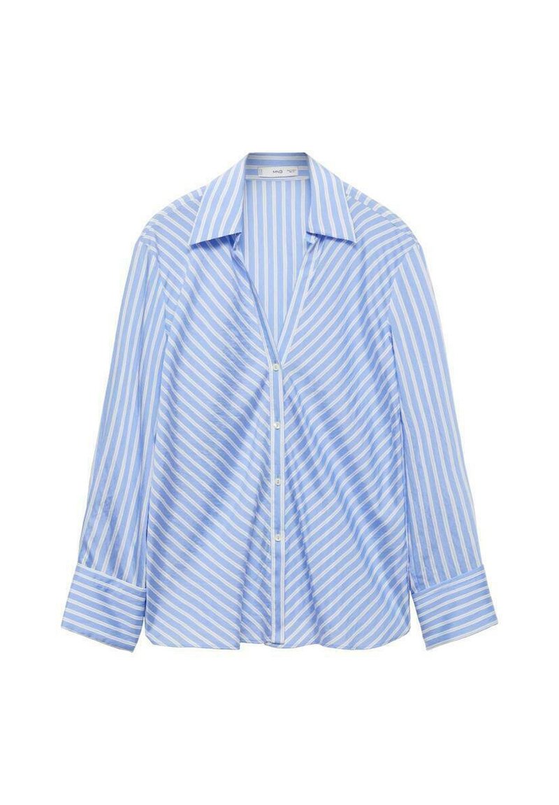Mango Overhemdblouse lichtblauw Mango Overhemdblouse lichtblauw