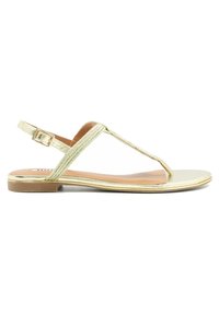 Dune London LOGICS - Sandales tongs - gold coloured