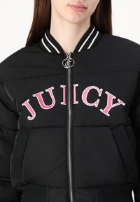 Juicy Couture COLLEGE KELSEY PUFFER - Bomber Jacket - black