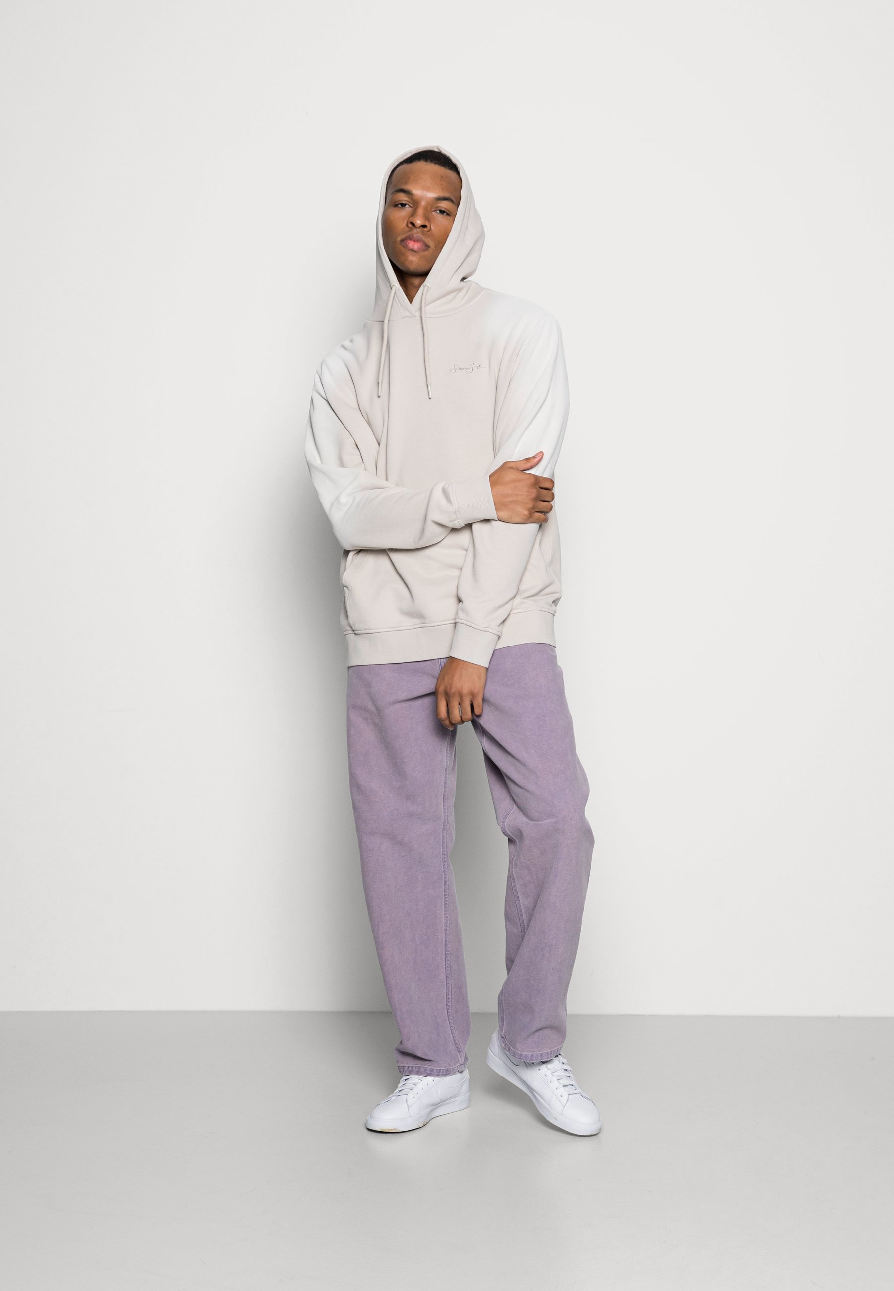 Carhartt WIP SINGLE KNEE PANT DEARBORN - Pantaloni - razzmic faded/mirtillo  - Zalando.it