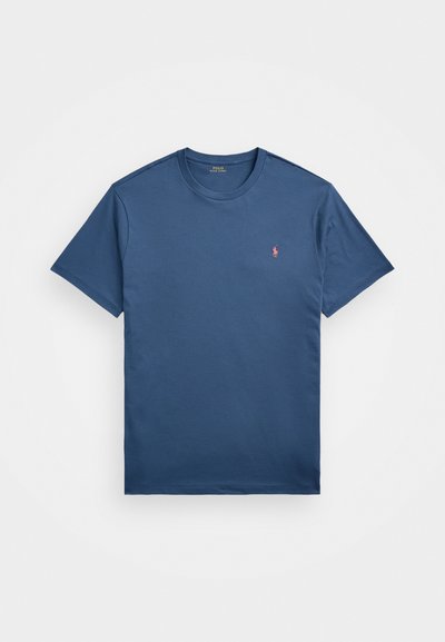 Polo Ralph Lauren Big & Tall JERSEY CREWNECK T-SHIRT - Navadna majica - clancy blue