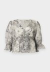 MARY BETH WRAP - Μπλούζα - blue-grey