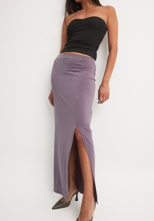 STRAIGHT  - Maxi skirt - lilac