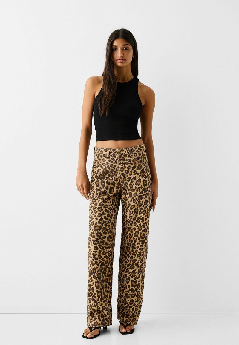 Bershka Cargobroek camel Bershka Cargobroek camel