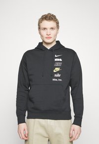 Nike Sportswear CLUB HOODIE - Hættetrøje - black