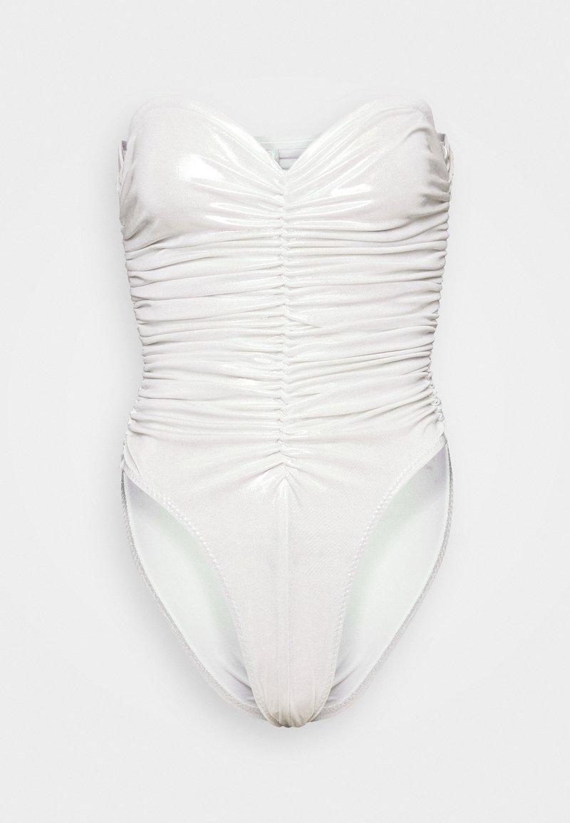 Norma Kamali Top zilverkleurig Norma Kamali Top zilverkleurig