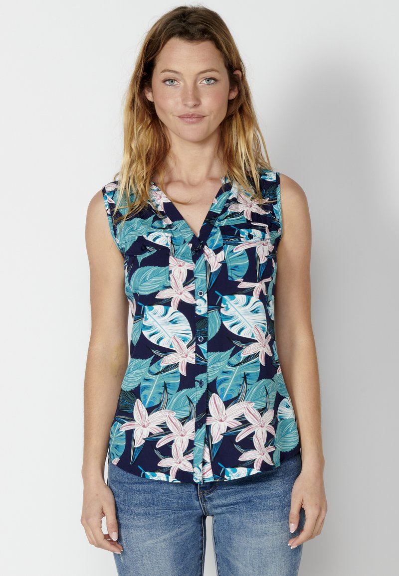 Koroshi STRAP  - Camicia - aqua blue