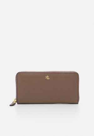 ZIP CONTINENTAL WALLET - Lommebok - truffle