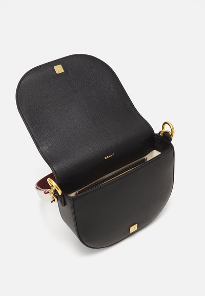 Bally CODE FLAP CROSSBODY - Borsa a tracolla - black/oro
