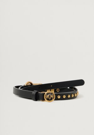 Diržas - nero/antique gold-coloured