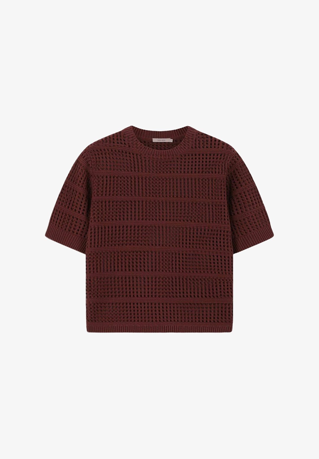 Sissy-Boy MIT KURZEM ARM T-shirt print d rood/donkerrood