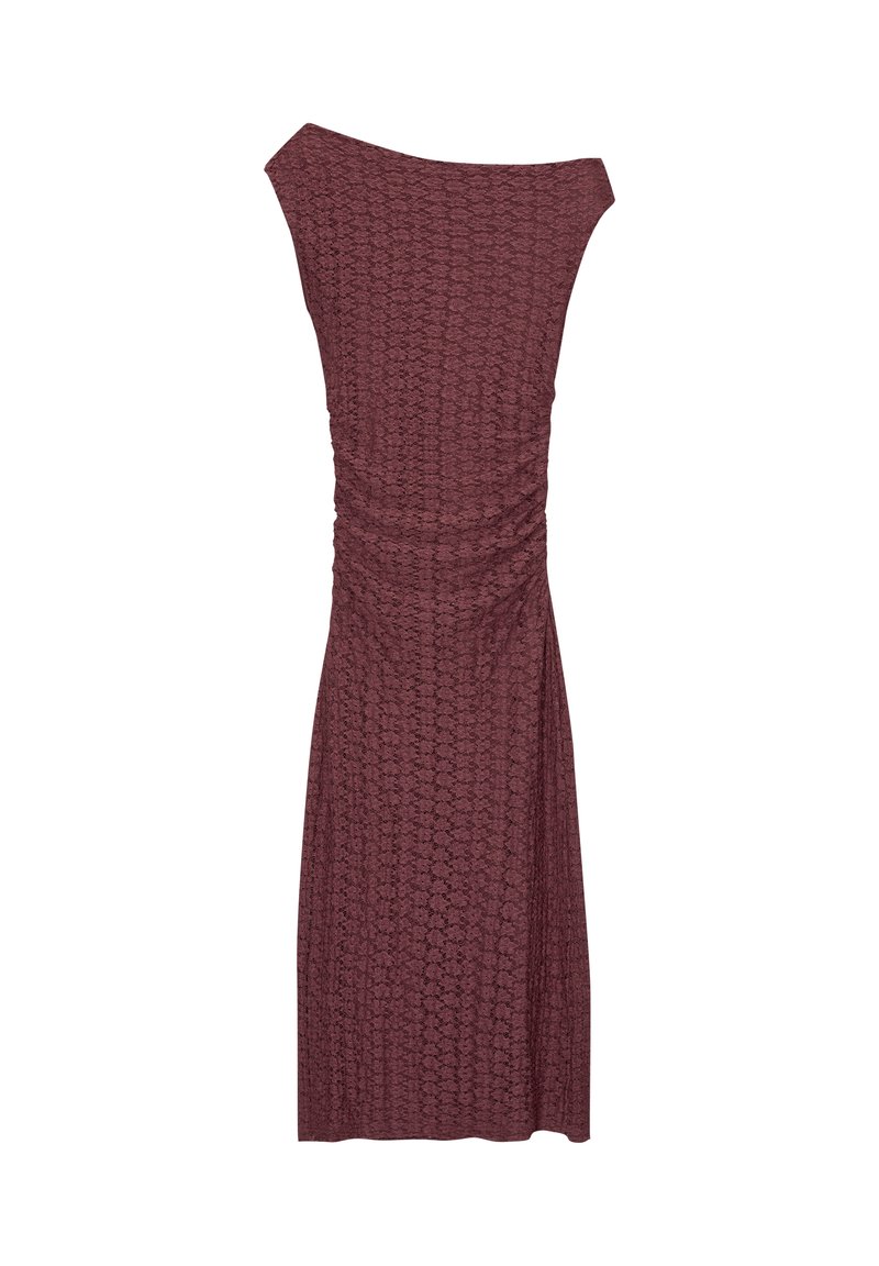 PULL&BEAR Jurk bordeauxrood