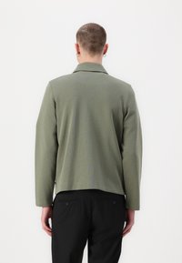 Samsøe Samsøe HANNES FULL ZIP - Kardiganas - four leaf clover