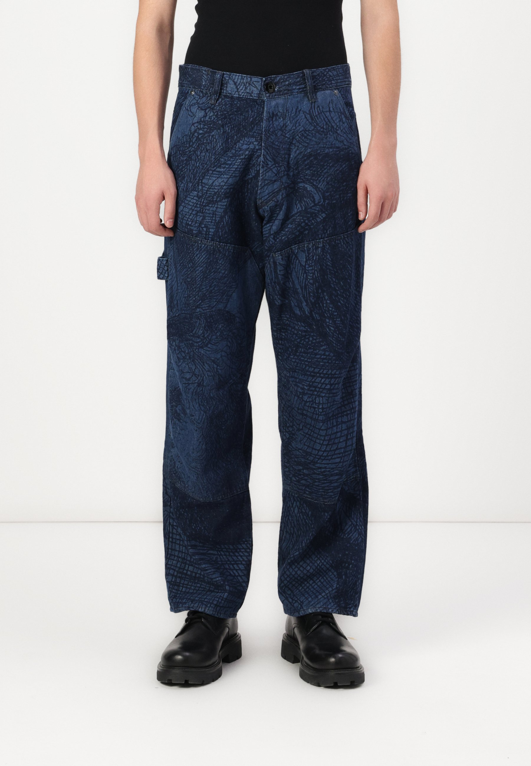 G-Star RAW Herren Carpenter Jeans – 3D Loose Fit – Mit Werkzeugschlaufe & Falten-Einsätzen